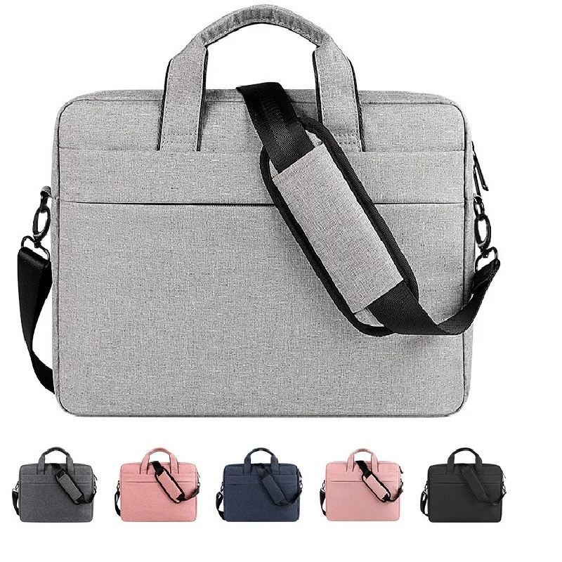 

for Redmi G Pro Gaming Laptop Bag for RedmiBook Pro 15 14 Waterproof Canvas Shoulder Pouch Multi Pocket Zip Sleeve Briefcase