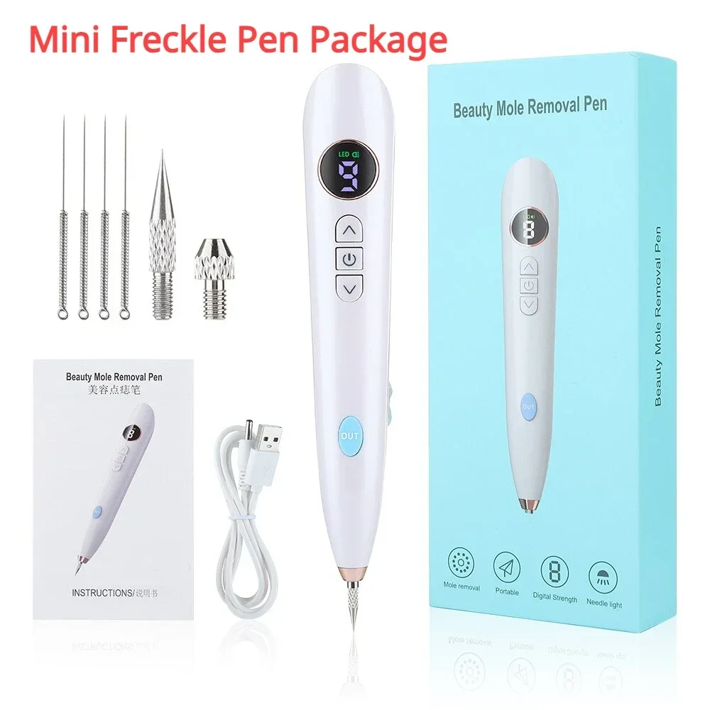Перезаряжаемая ручная 9-скоростная ручка для удаления родинок ухода за кожей и