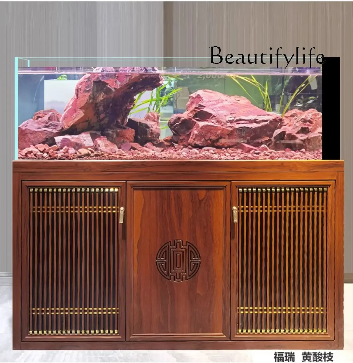 Прозрачный аквариум нижний фильтр для гостиной супер белое стекло задний