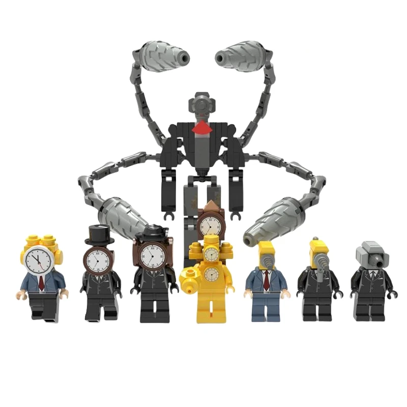 Katana Skibidi унитаз золотые часы Титан дрель человек строительные блоки аудио и