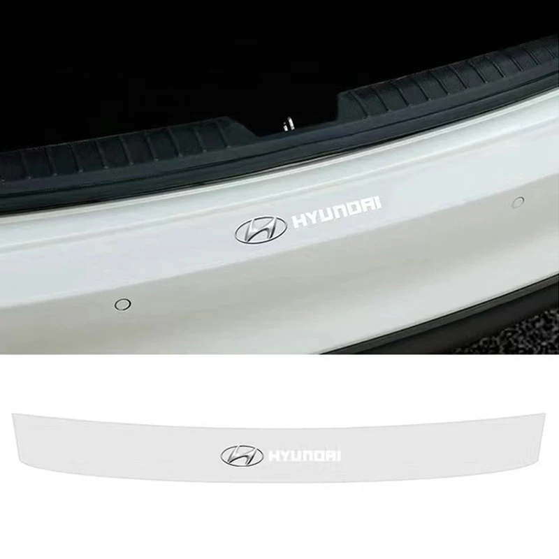 Прозрачная Противоударная полоса на порог багажника автомобиля для Hyundai Creta I10 I20