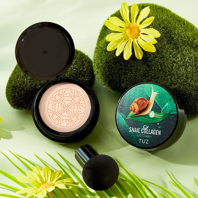

TUZ Mushroom Head Cushion BB Cream Moisturizing Oil Control Brightening Concealer Waterproof Liquid Foundation CC Cream