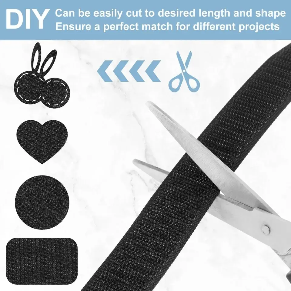 Волшебная Наклейка 25 м 20/25/30/50 мм самоклеящаяся застежка-липучка нейлоновая