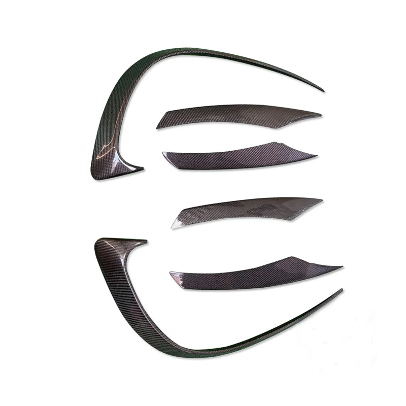 Углеродное волокно противотуманная фара решетка воздухозаборника декоративная