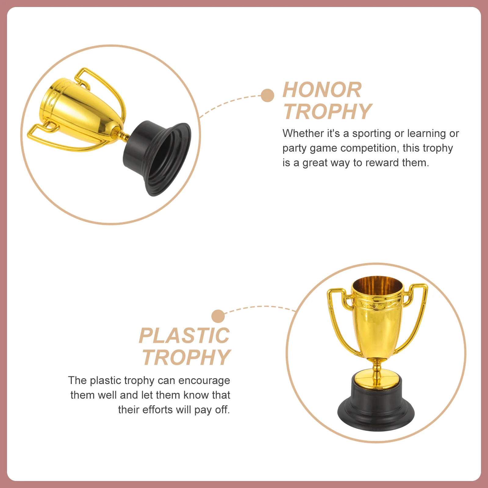 8 шт. мини-трофей забавные супер Fa Awards надувные игрушки на Хэллоуин для девочек