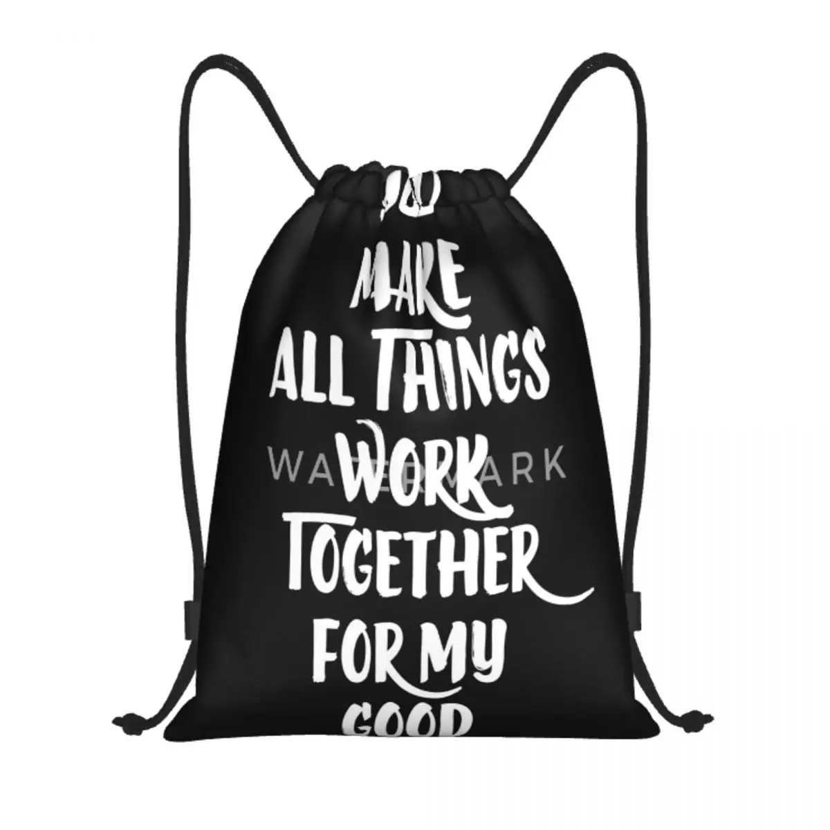 

Сумка на шнурке с Иисусом Богом, вместительный праздничный рюкзак с Библией, церковью и сообществом Христа, подходит для ежедневного использования