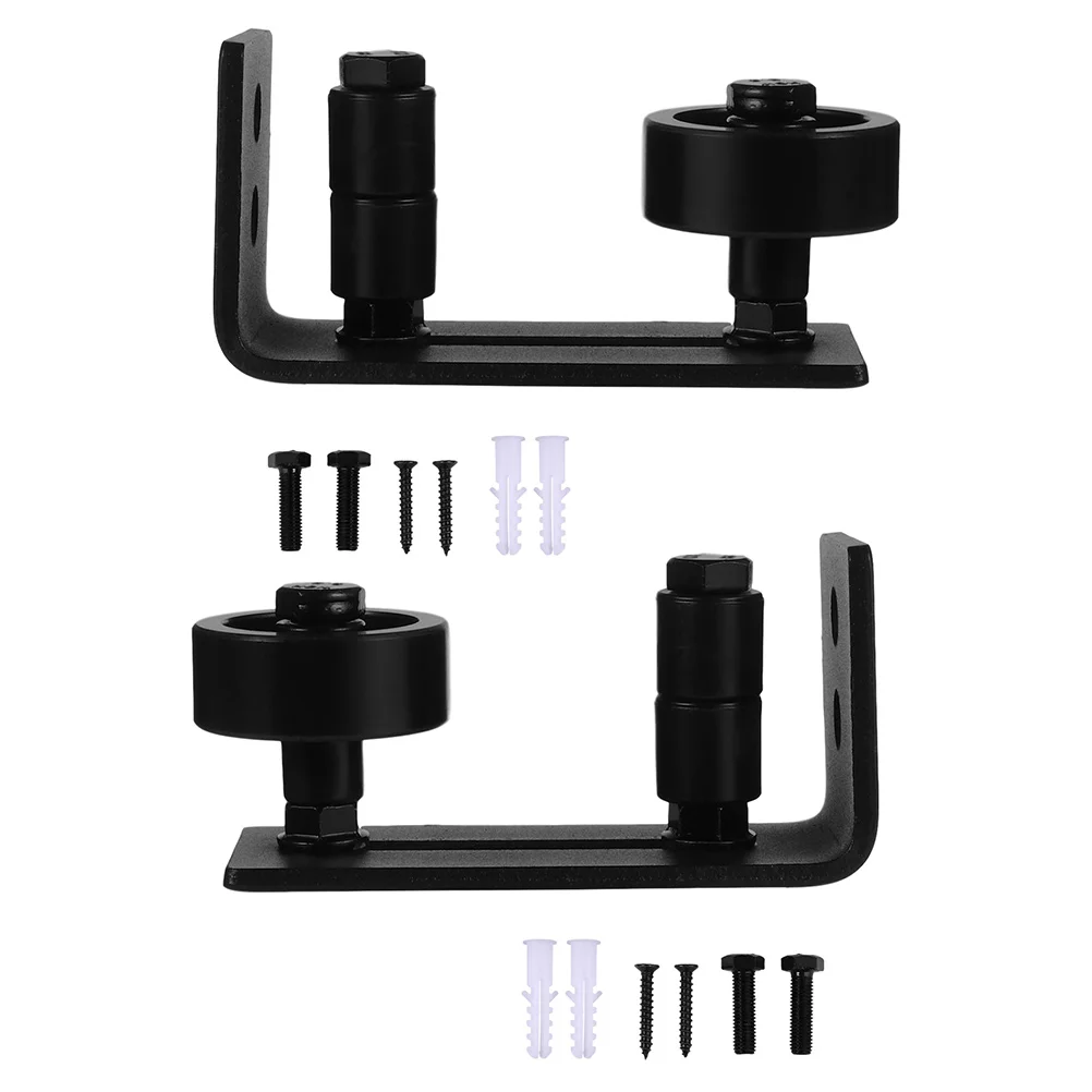 

2pcs Replacement Durable Barn Door Floor Stay Roller Barn Door Floor Guide Barn Door Wall Mount Roller Floor Guide Flush