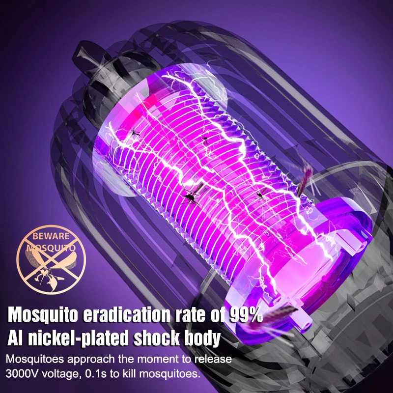 Электрическая ловушка для насекомых Отпугиватель комаров с зарядкой от USB |