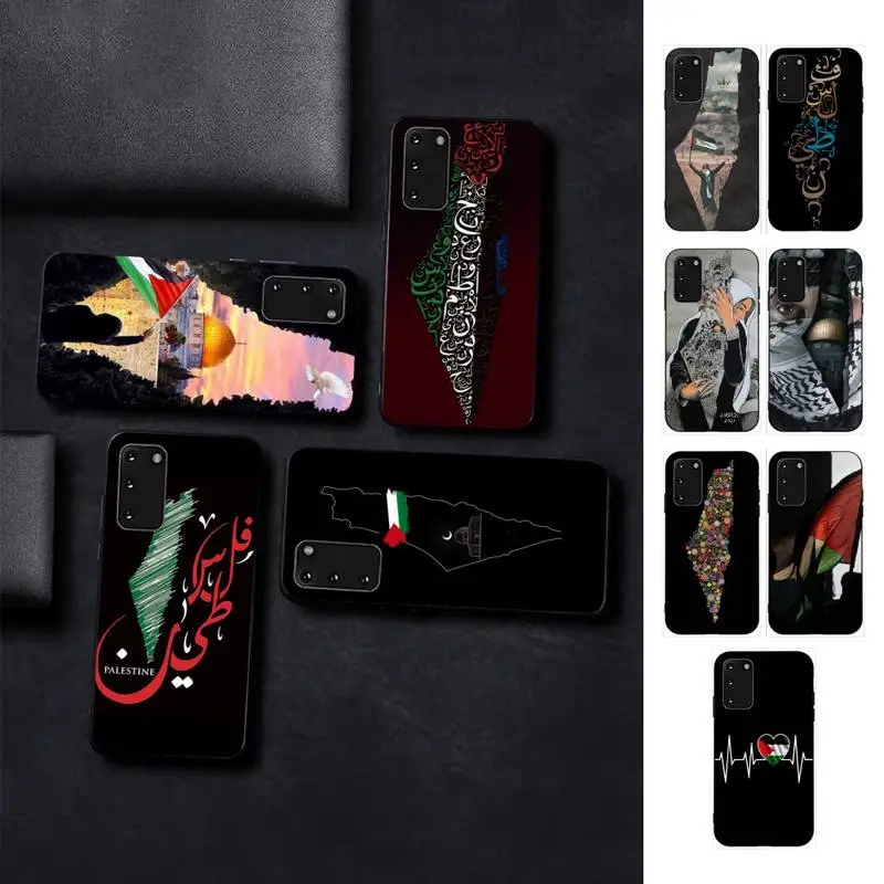 

Palestine Flag Phone Case for Samsung S10 21 20 9 8 plus lite S20 UlTRA 7edge