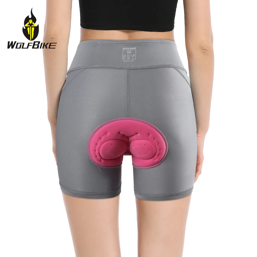

WOSAWE Cycling Shorts Women's Gel Pad Cycling Underwear Bicycle MTB Clothing Riding Downhill Road Bike Shorts