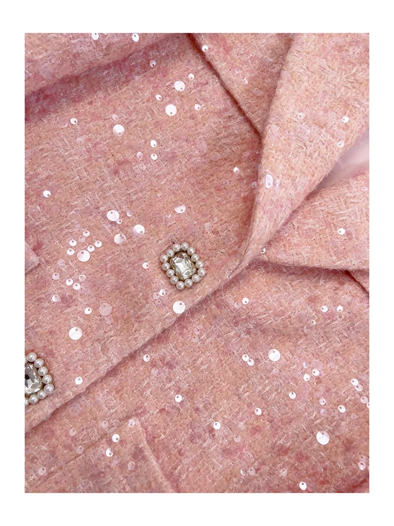 YIGELILA женское шерстяное длинное пальто 2024 зимняя однобортная верхняя одежда