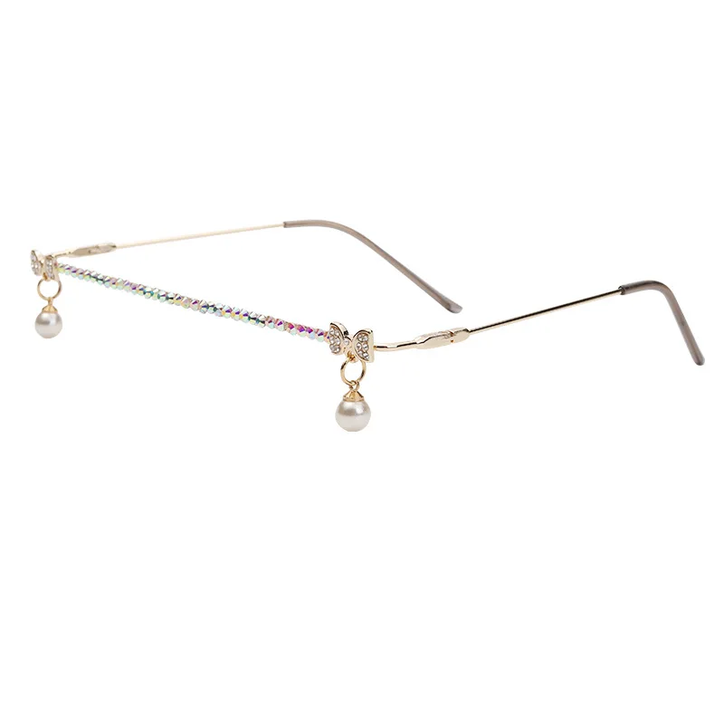 

Word Frame Bow Glasses Fashion Trendy Exquisite Decorative Street Shot Glasses