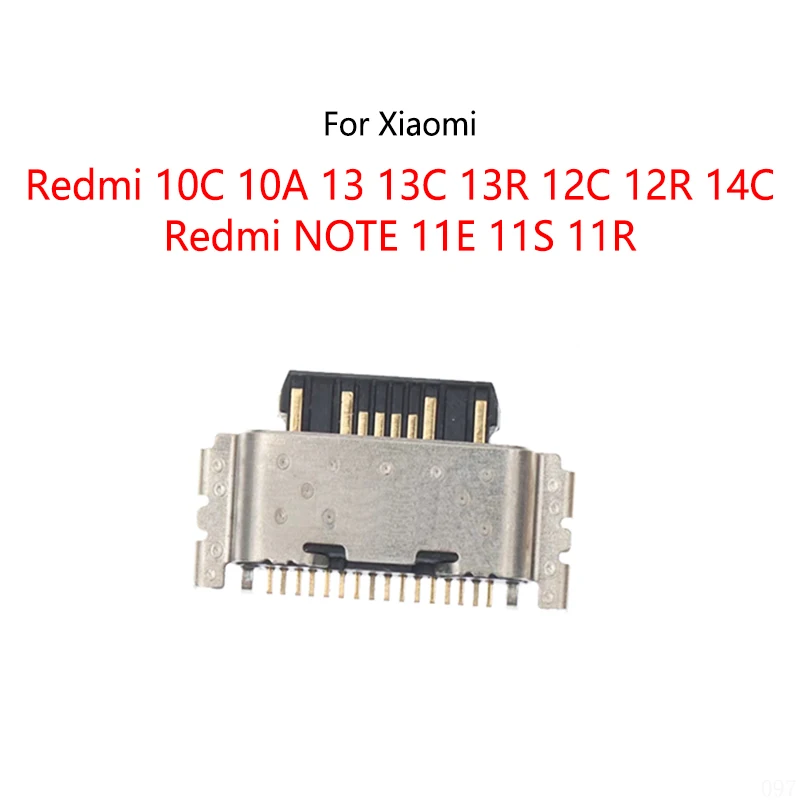 Фото 50 шт. для Xiaomi Redmi 10C 10A 13 13C 13R 12C 12R 14C Redmi ПРИМЕЧАНИЕ 11E 11S 11R USB-разъем для зарядки, разъем для зарядки, док-станция №1