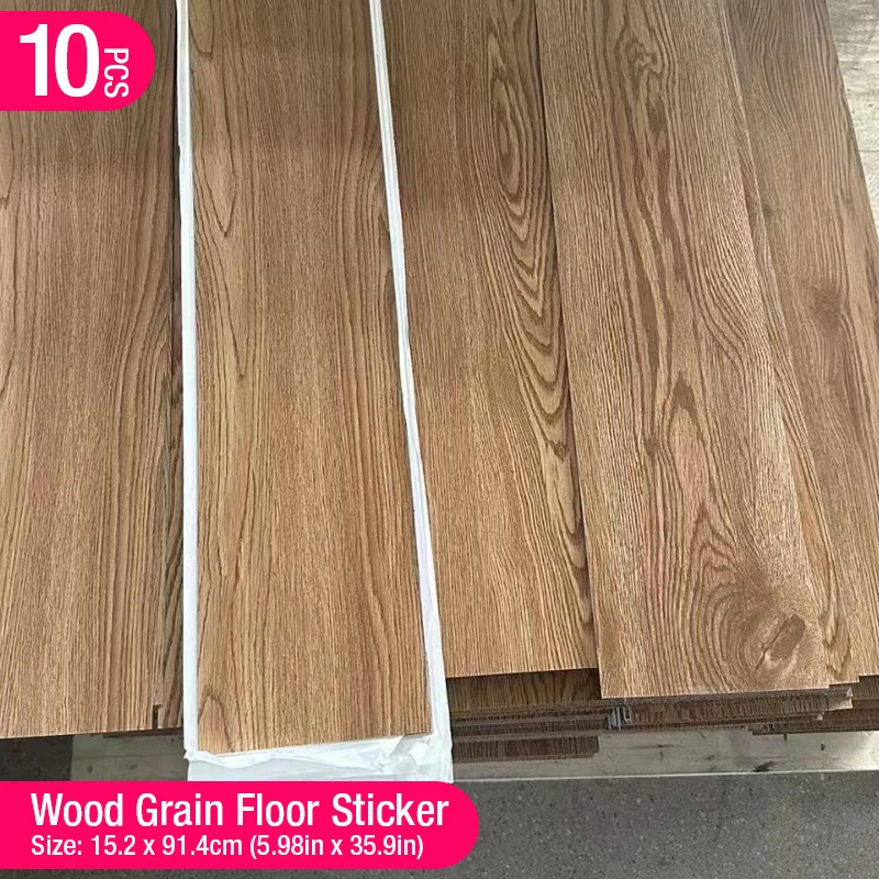 Самоклеящиеся 3D-Наклейки для пола утолщенные зернистые обои из дерева настенные