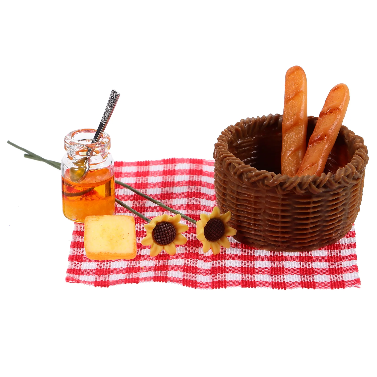 Аксессуары для кукольного домика орнамент мини-корзина хлеба модель комплект