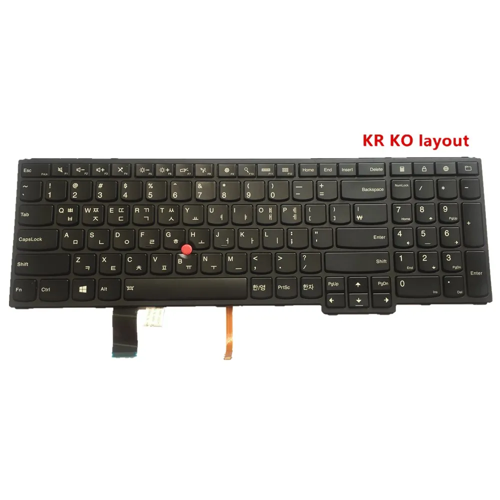 Купи New for Laptop LENOVO Thinkpad Yoga 15 MT 20DQ KR KO Keyboard Backlight 00HN297 за 1,904 рублей в магазине AliExpress