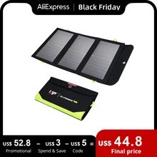 ALLPOWERS Solar Panel 5V 21W Built-in 10000mAh Battery Portable Solar Charger Waterproof Solar Battery for Mobile Phone Outdoor