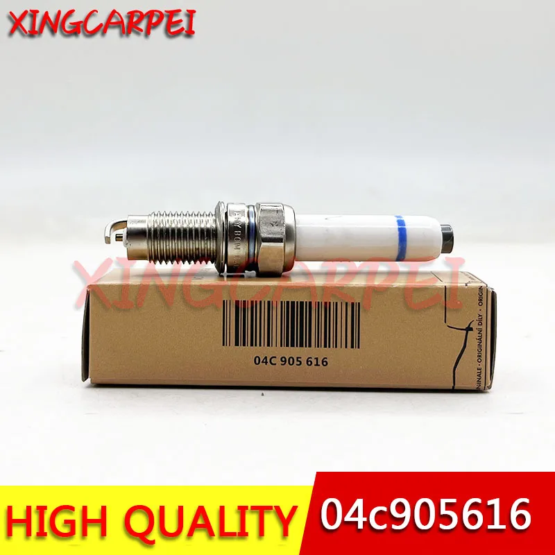 

4pcs 04C905616 0241140516 Car Spark Plug For VW GOLF RAPID Golf 1.6 Bora Jette For Skoda C-TREK Sagitar Citigo Yeti Seat Mii