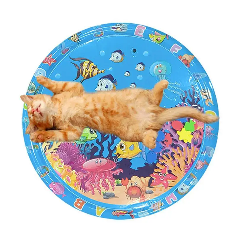 100 см водный игровой коврик из ПВХ Детская Надувная подушка для живота детская