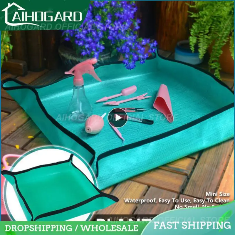 

Planting Mat Portable Mini Garden Mat Reusable Cushion Plant Repotting Mat Garden Supplies Transplanting Mats Plant Accessories