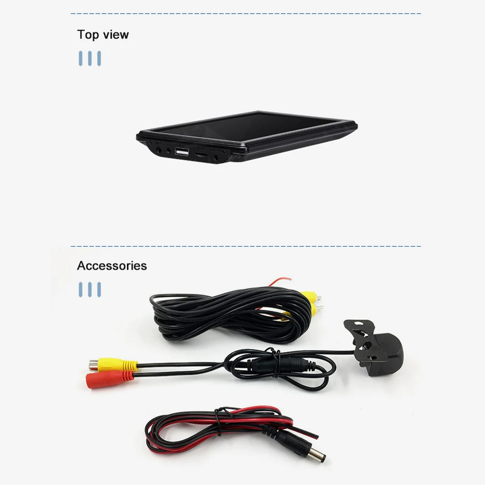 7-дюймовый авто радио стерео Bluetooth-совместимый автомобильный с сенсорным экраном