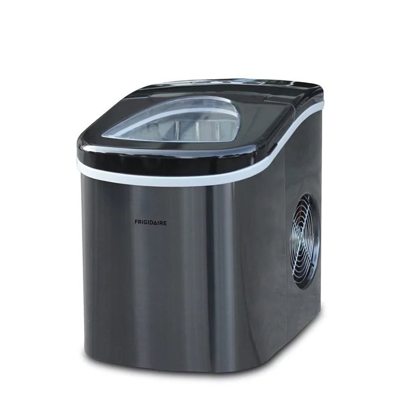 

Frigidaire 26 lb. Countertop Ice Maker EFIC117-SS, Black Stainless Steel