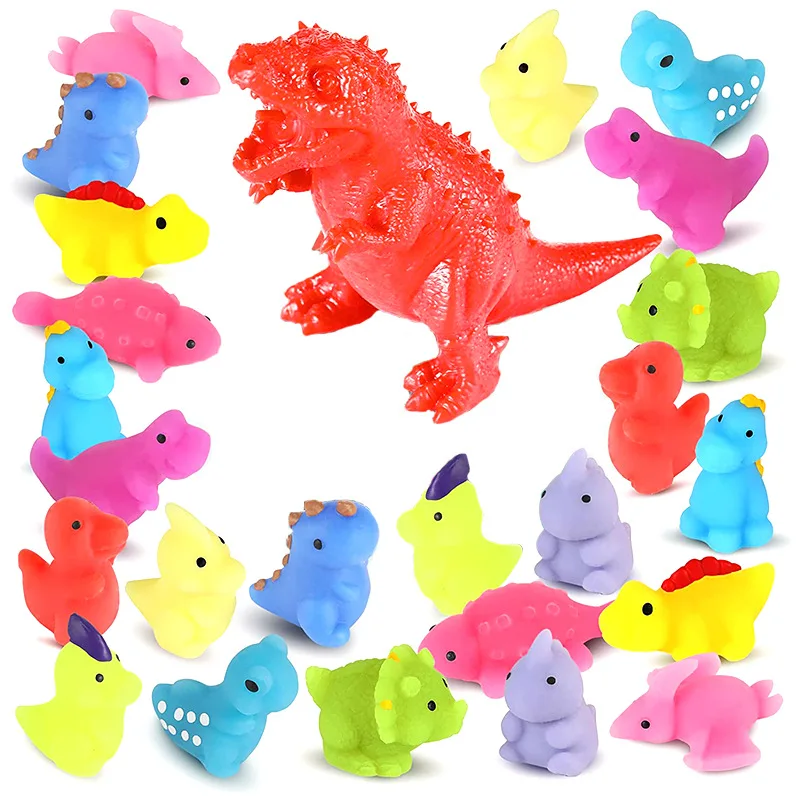 

5PCS Mini Dinosaur Animals Squeeze Toys Fidget Mochi Squishy Anti-stress Stress Relief Sensory Toys