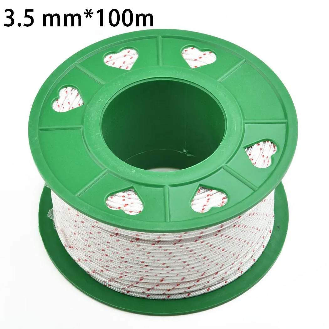

100M Starter Rope For Lawnmowers, Hedge Trimmers, Strimmers, Blower, Chainsaws Pull Cord Starter Rope Lawn Mower Garden Equipmen