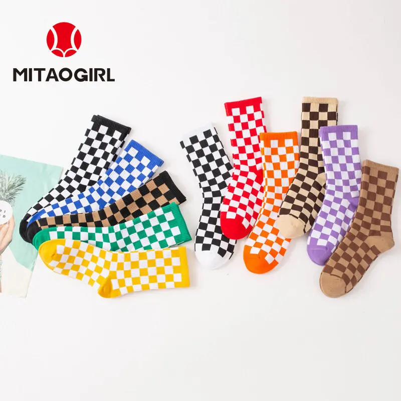 

MITAOGIRL носки для фитнеса носки средней длины женские хлопковые милые корейские носки интернет-знаменитости спортивные носки