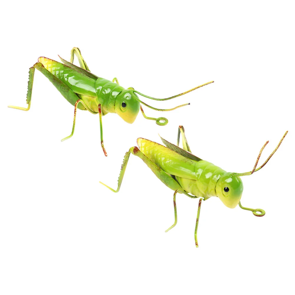 

Metal Garden Insect Grasshopper Decorlocust Wall Yard Ornament Sculpture Figurine Figure Decoration Animalstatue Mini Bug