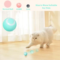 kitten toys indoor play automatic rolling smart cat toy interactive cat training automatic moving electric cat ball toy cat toy