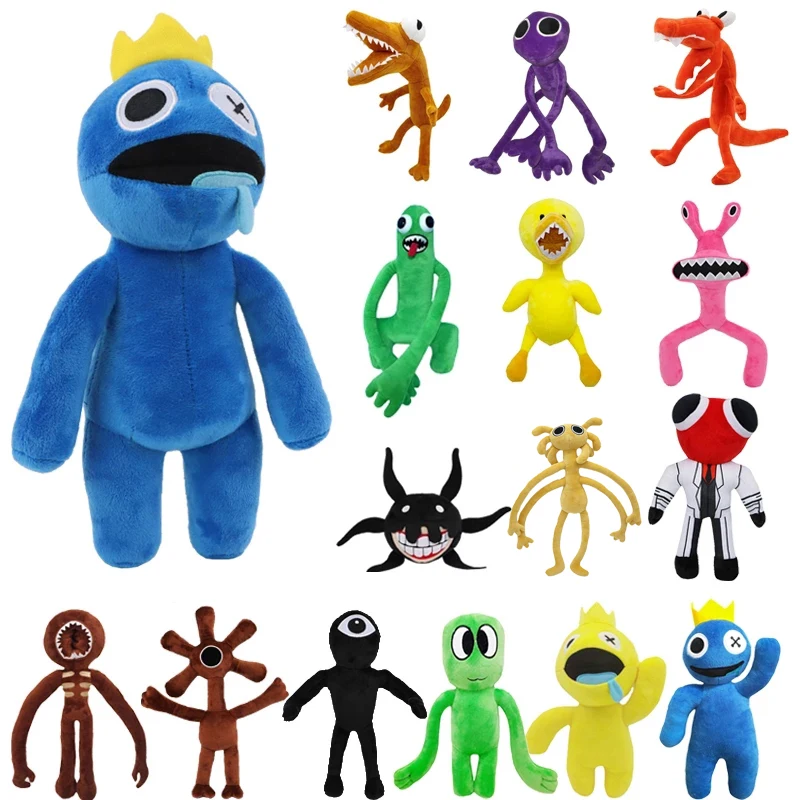 

Rainbow Friends Plush Toy Cartoon Game Character Doll Kawaii Blue Monster Soft Stuffed Animal Toys for Children Christmas Gifts