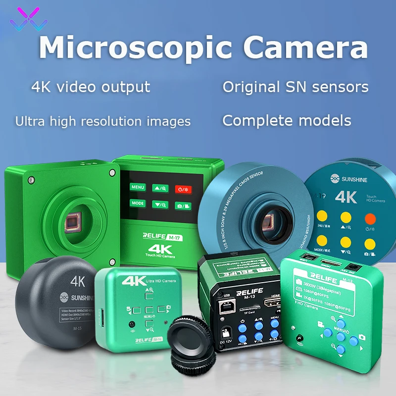 Солнечный свет M-19 M-17 M-16 4K HD камера с сенсорным управлением электронная высокой