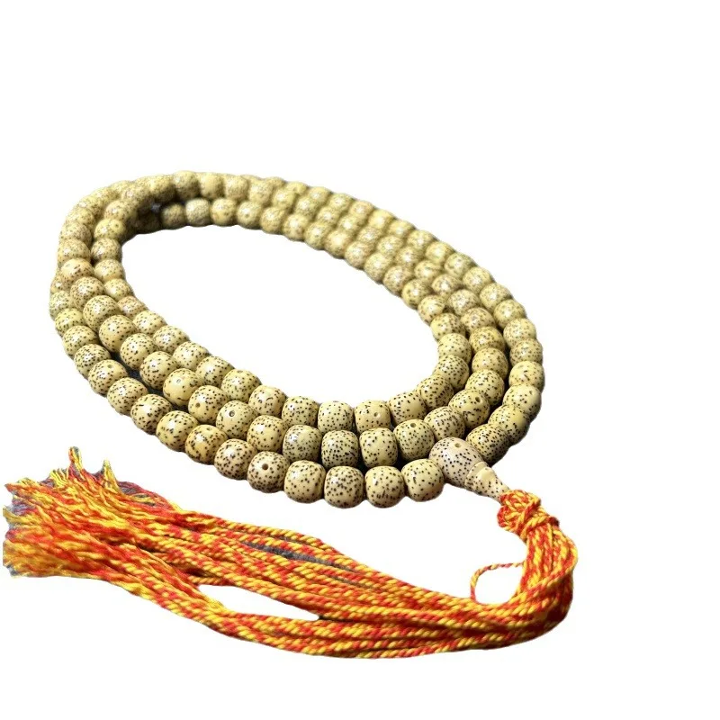 Натуральное золото Xingyue Bodhi Желтая куриная смазка 108Аксессуары из красного агата