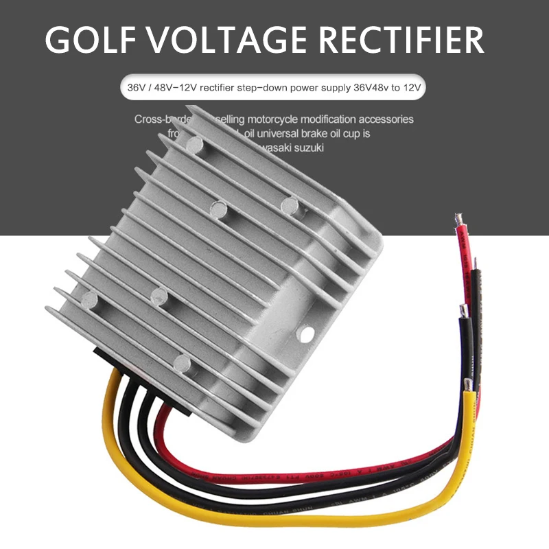 

Golf Cart Dc Buck Converter 20 Amp 48v 36v Volt Voltage Reducer Regulator To 12v Auto Replacement Parts
