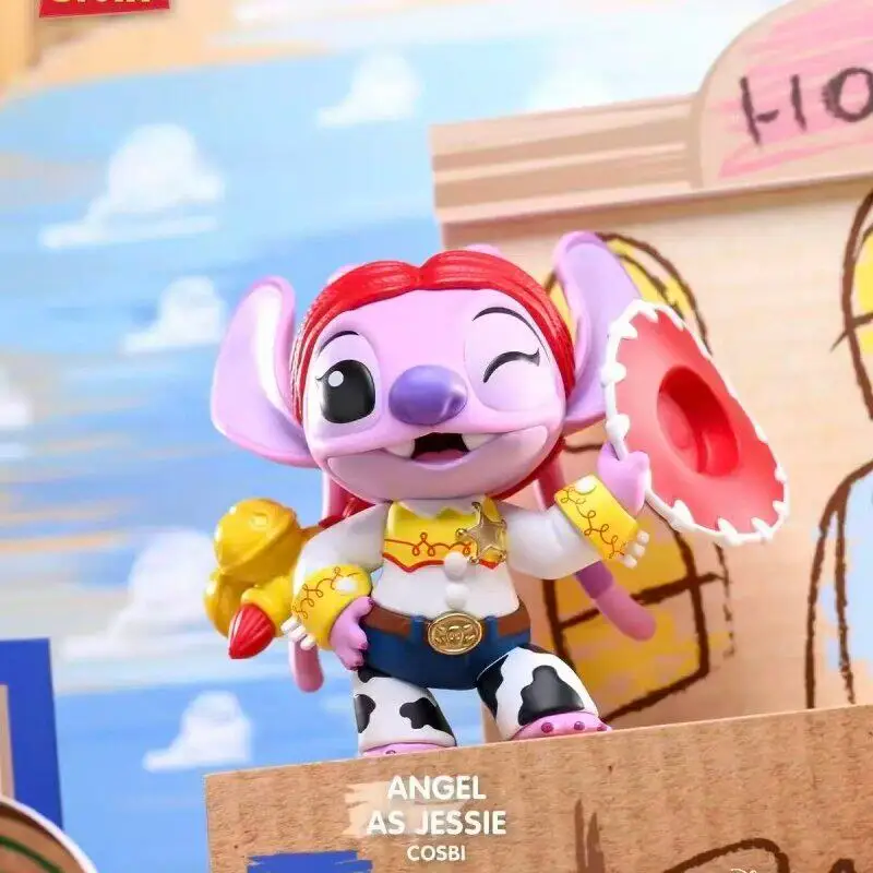 Фото Новая оригинальная коллекционная мини-фигурка Hot Toys Stitch Mania Series Blind Box из серии Toy Story 5: Стич Косби, загадочная коробка, настольное украшение-игрушка Косби №2