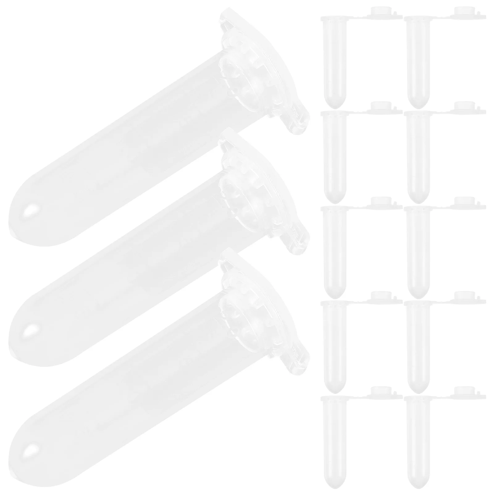 

500 Pcs Plastic Containers Micro Centrifuge Tubes Test Laboratory Testing Pp Caps