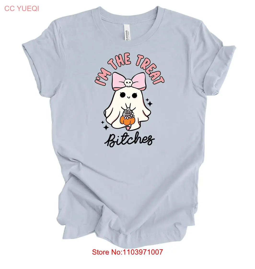 Футболка от компании Trenz забавный женский костюм на Хэллоуин I'm The Treat B!tches с