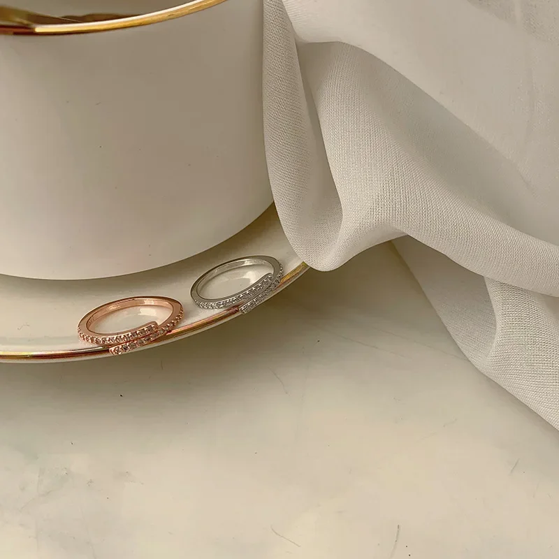 Модное женское серебряное кольцо S925 с дизайном звездного неба холодный палец