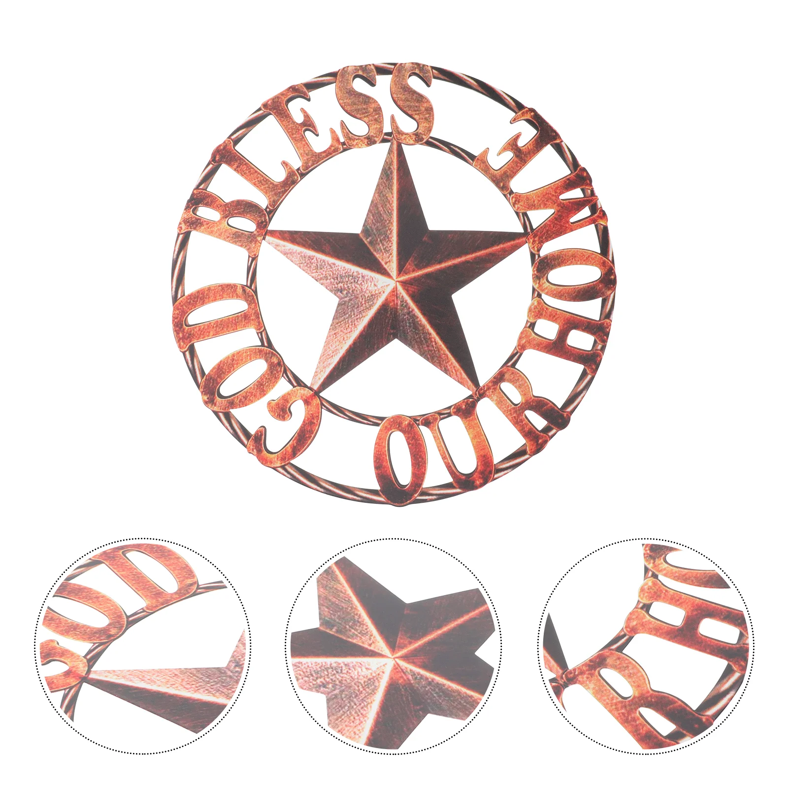 

Wall Pendant Iron Craft Pendant Wall Hanging Decor Wall Ornament for Hallway Hotel