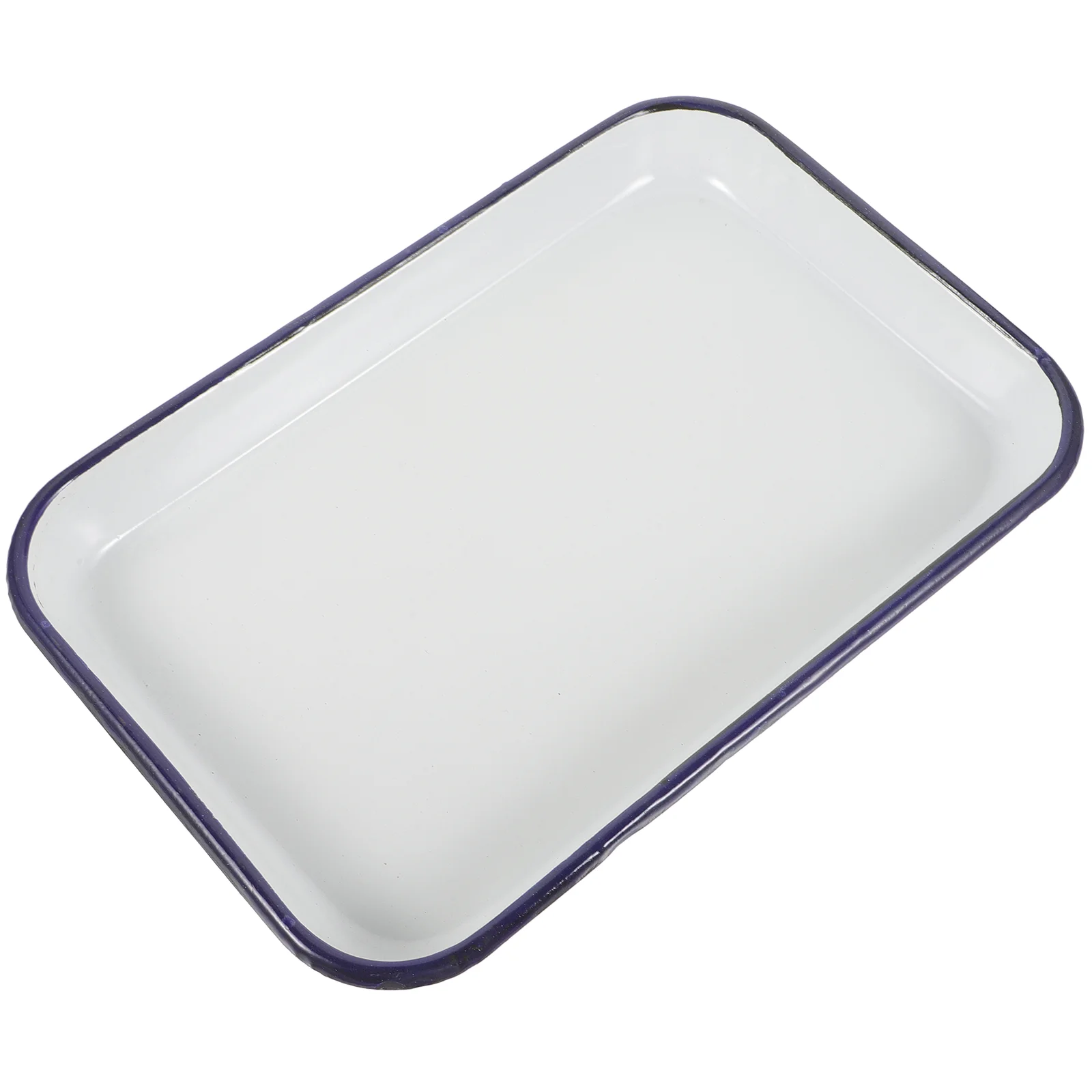 

Non-stick Oven Pan Heat-resistant Baking Tray Restaurant Pizza Bread Enamel Roasting Pans Ovens Kitchenware
