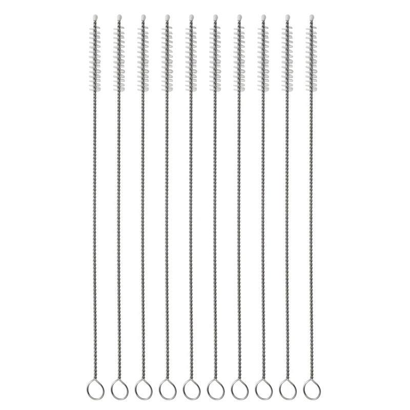 

Drink Straw Cleaning Brush, Nylon Bottle Brush Tube Brush Pipe Cleaning Brushes, Set Of 10