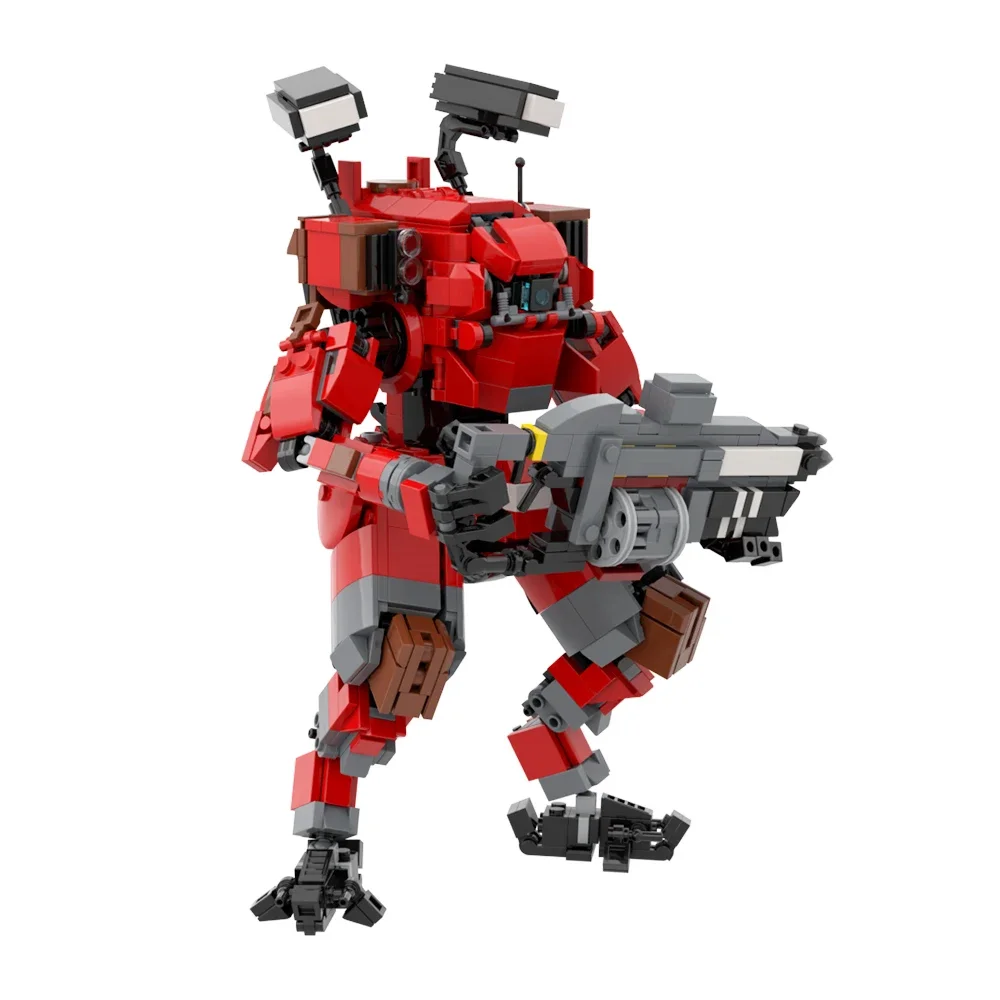 MOC игра Titanfallsed Vanguard-class Titan MOB-1316 Mech Warrior набор строительных блоков красная модель