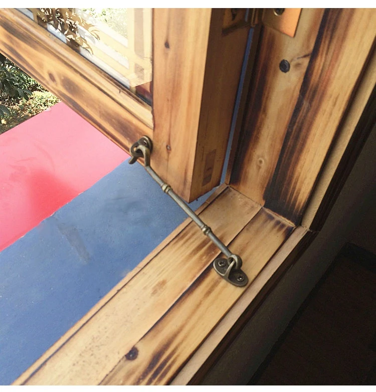 Медный держатель Китайская античная дверная Пряжка для окон бронзовый