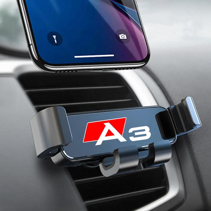 

Gravity Auto Phone Holder Car Air Vent Clip Mount Mobile Phone Holder For Audi A3 1996-2003 2004-2013 2014 2015 2016 2017 2018