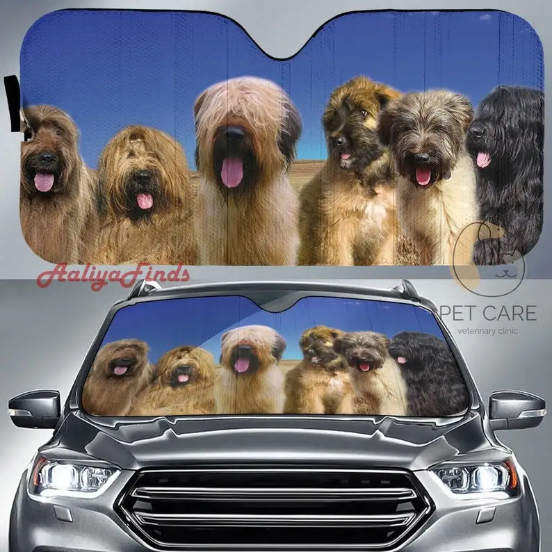 

Briards Car Windshield Cover Auto Sun Shade Amazing Best Gift Ideas 2022