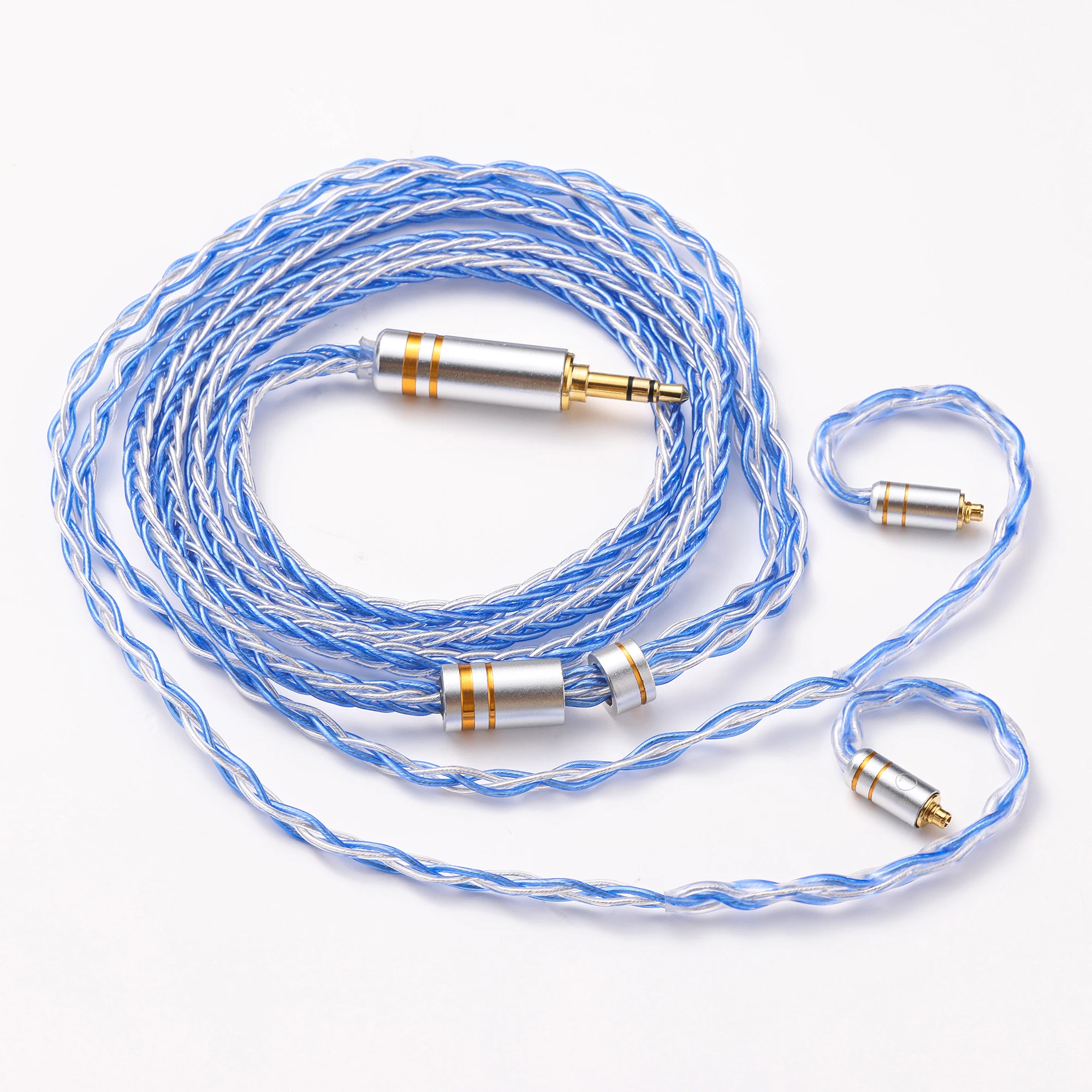 Синий бескислородный медь 4 мм 3 5 2 Улучшенный кабель для гарнитуры mmcx 0 78 см ie80 ie400