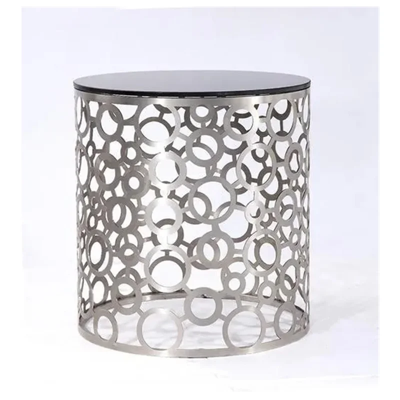 

2023 customized Luxury Modern Design Stanieless Steel Round Table