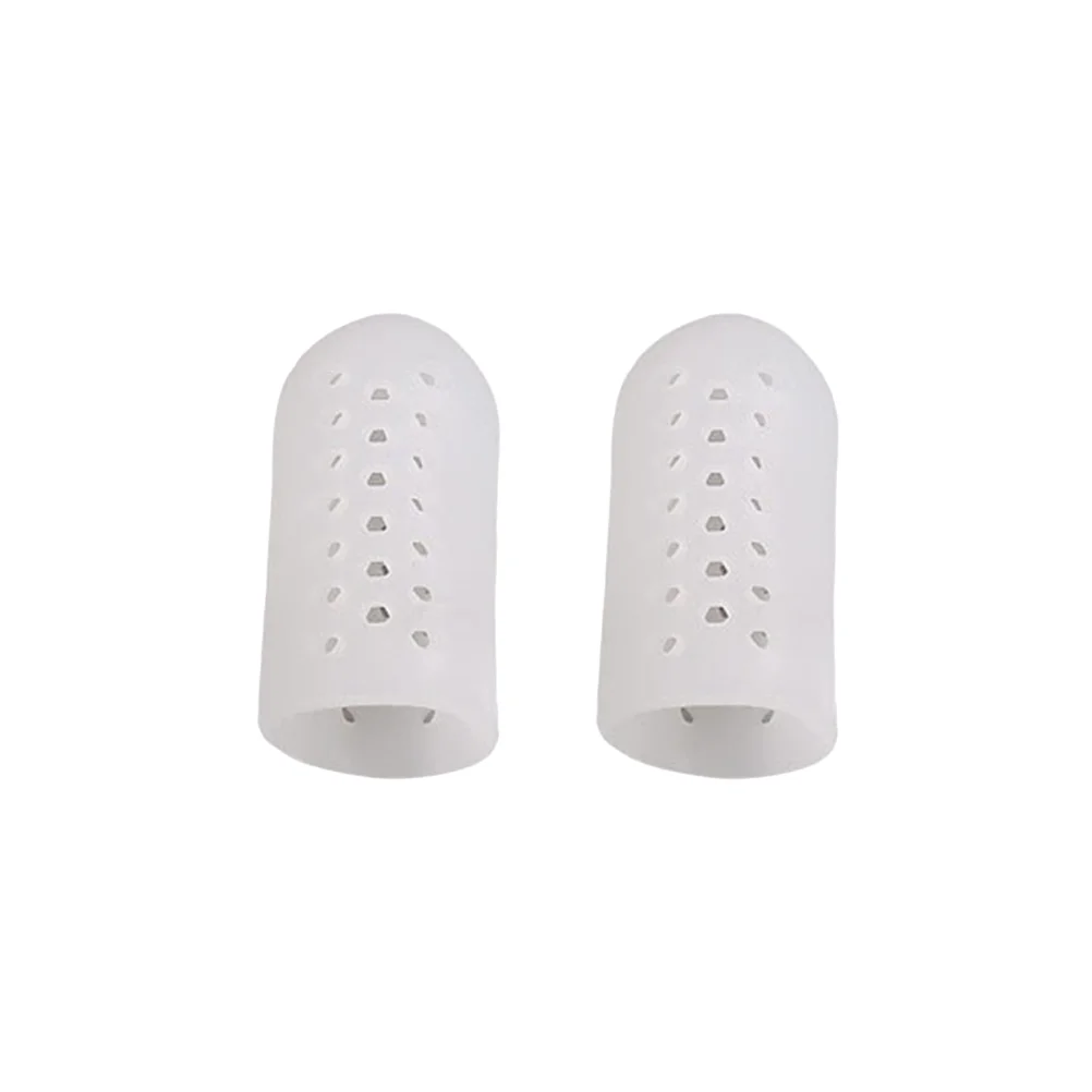 

2pcs/pack Toe and Protector Slotted Toe Protective Sleeves Toe Separators Protector for Cracked Skin Corn Blisters Callus