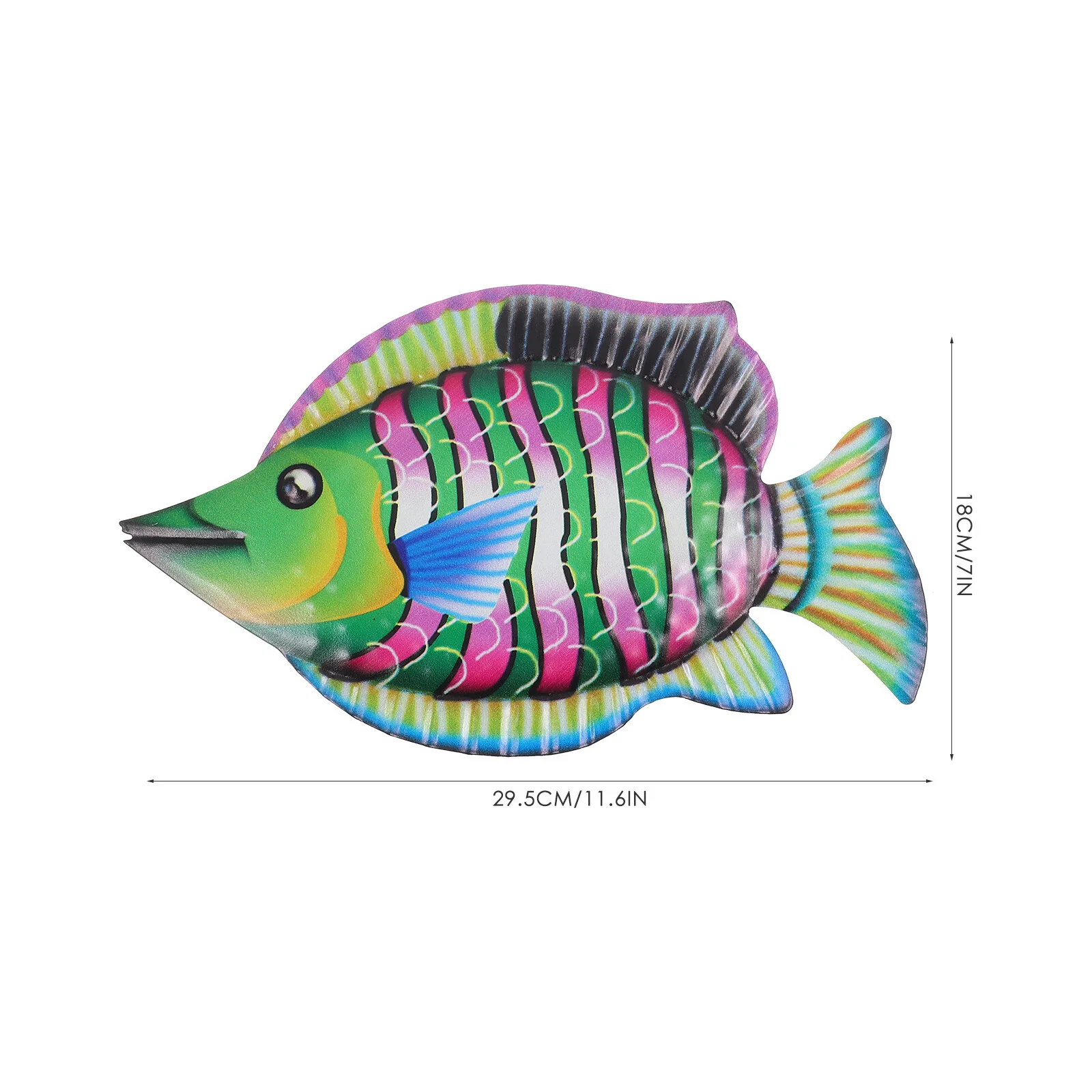 

Pendant Fish Sculpture Crafts Housewarming Gift Home Adornment Creative Metal Wall Decor Delicate Ornament